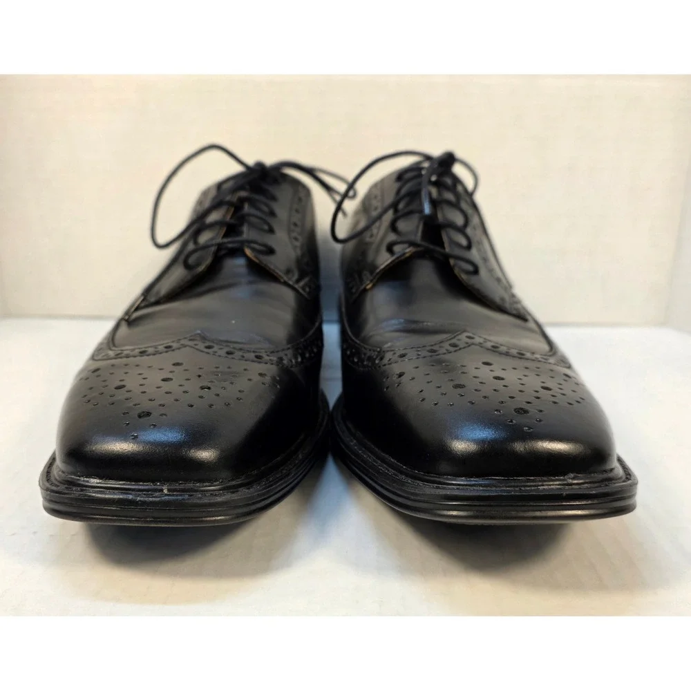 Rockport Dressports Oxford Mens Wingtip Brogue Black 10.5 M Like New Classic